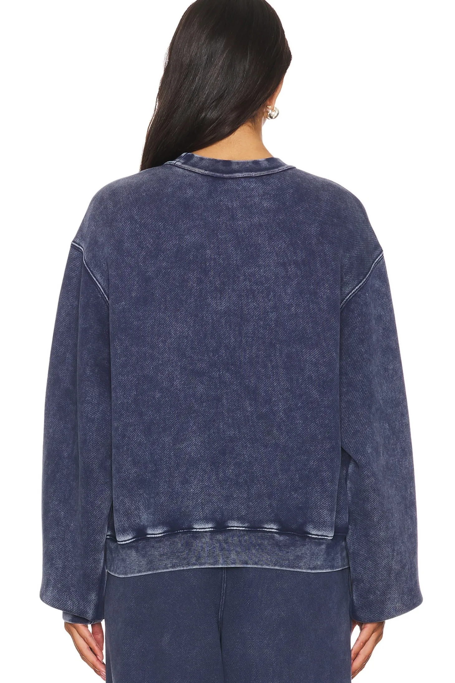 Essential Terry Crew Sweatshirt W/ Puff Paint Logo