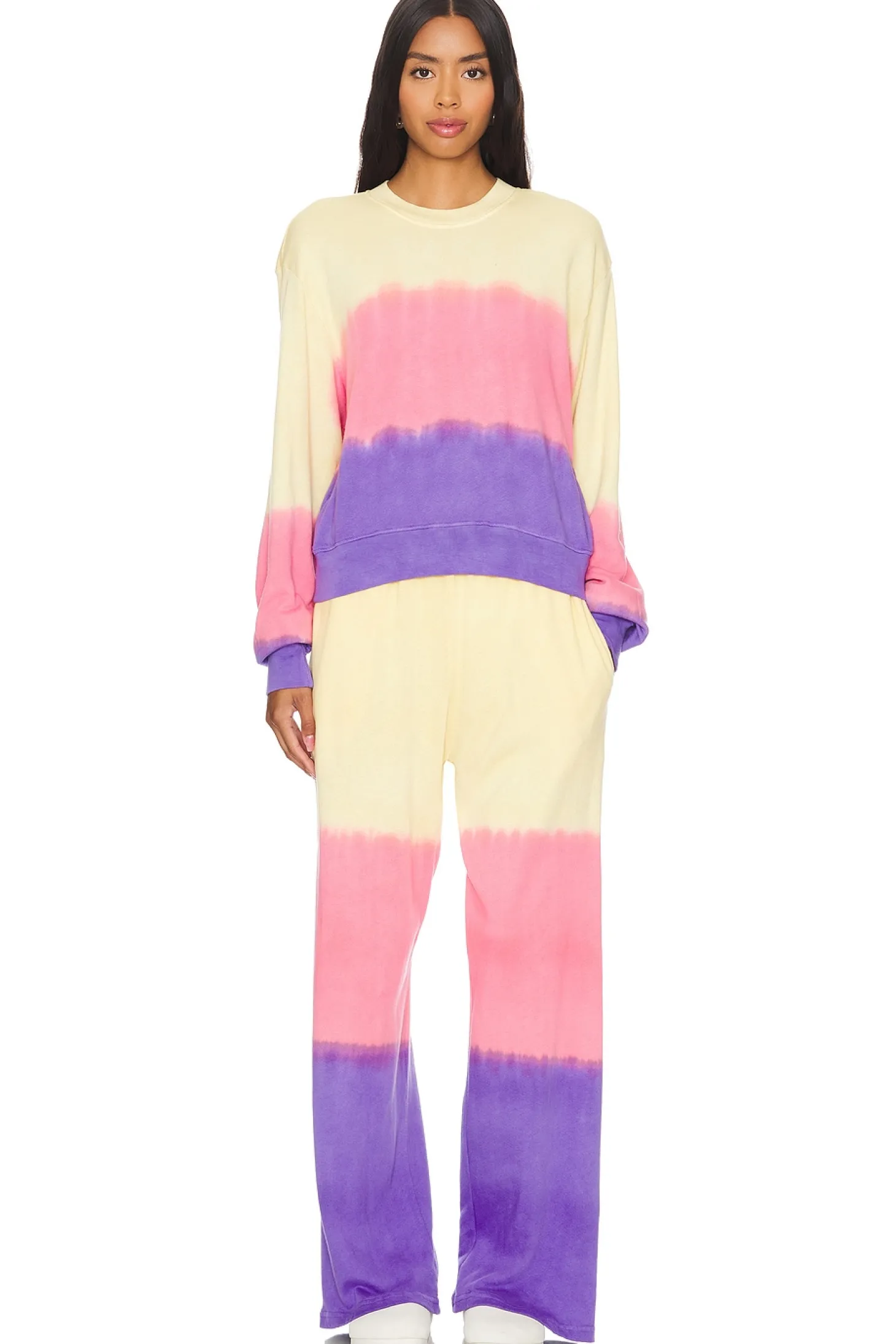 Exon Drop Shoulder Crew Neck Pullover