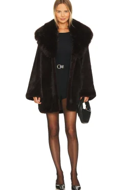 Faux Fox & Mink Coat