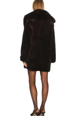 Faux Fox & Mink Coat