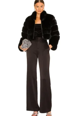 Faux Fox Fur Jacket