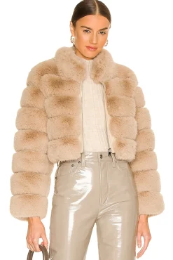 Faux Fox Fur Jacket