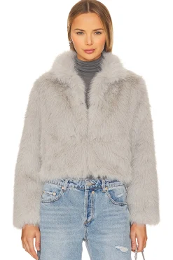 Faux Fox Fur Jacket