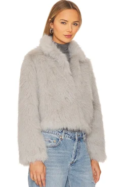 Faux Fox Fur Jacket