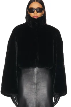 Faux Fur Crop Jacket