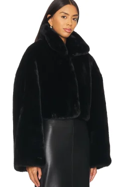 Faux Fur Crop Jacket