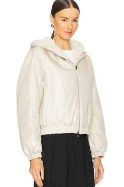 Faux Fur Lined Bomber Jacket