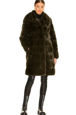 Faux Fur Long Coat