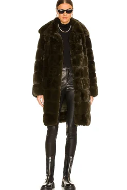 Faux Fur Long Coat