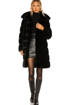 Faux Fur Long Coat