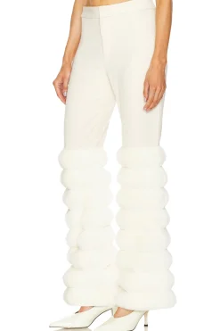 Faux Fur Pants