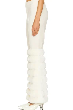 Faux Fur Pants