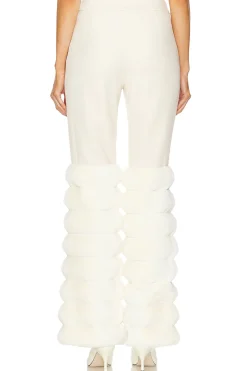 Faux Fur Pants