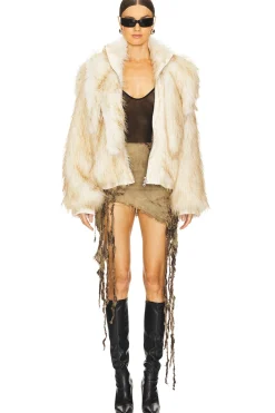 Faux Hair Shearling Jacket