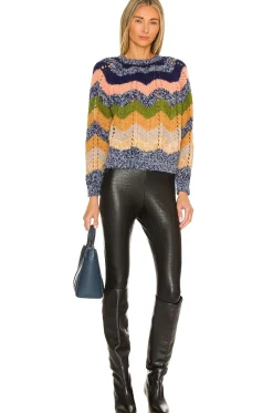 Faux Leather Animal Legging