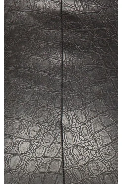 Faux Leather Animal Legging