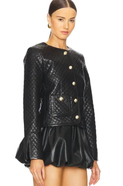 Faux Leather Brooke Jacket