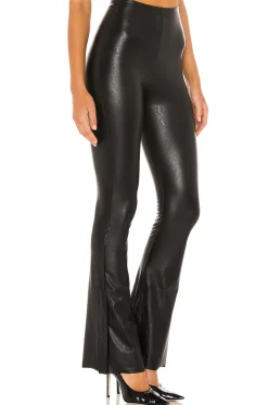 Faux Leather Flared Pant
