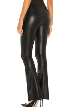 Faux Leather Flared Pant