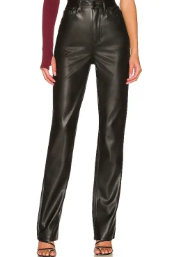 Faux Leather Heston Straight Leg Pants