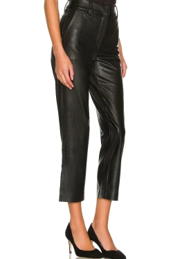 Faux Leather Trouser