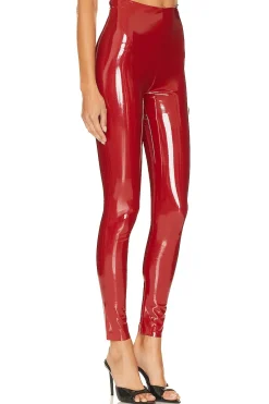 Faux Patent Leather Legging