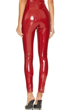 Faux Patent Leather Legging