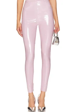 Faux Patent Leather Legging