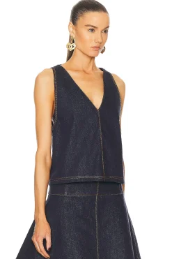 Fendi Denim Dress & Vest Set