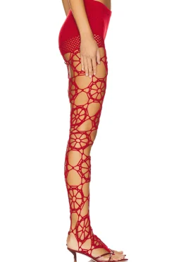 Floral Crochet Leggings