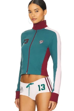 Football Zip Track Top