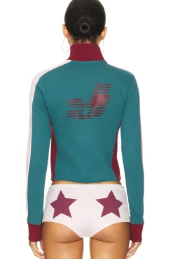 Football Zip Track Top