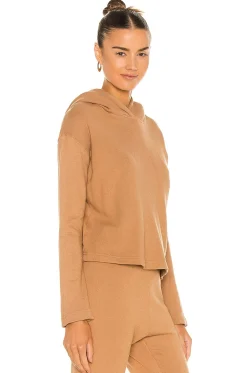 French Terry Cropped Hoodie