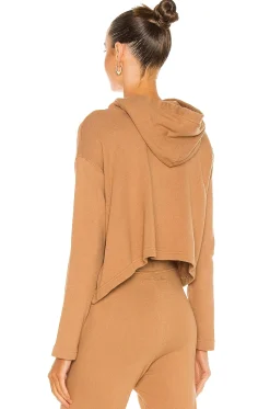 French Terry Cropped Hoodie