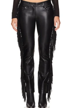 Fringe Boot Leg Jean