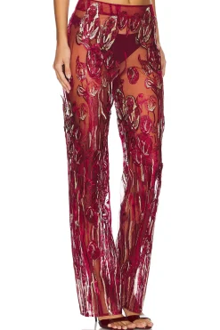 Full Length Embroidered Pants