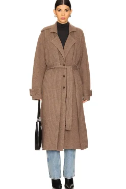 Full Length Two Piece Knit Coat
