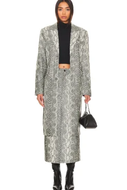 Gemini Faux Leather Coat