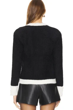 Georgia Contrast Trim Cardigan Blazer