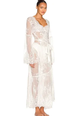 Georgina Long Lace Robe