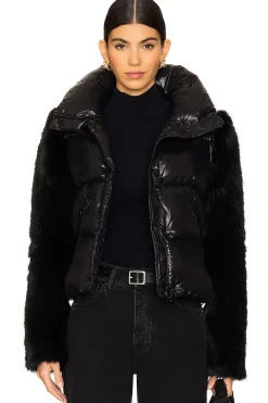 Gianna Faux Fur Trim Jacket