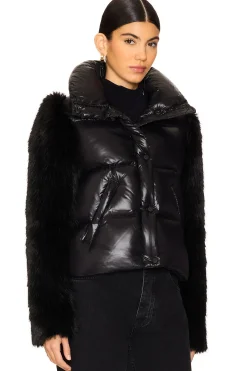 Gianna Faux Fur Trim Jacket