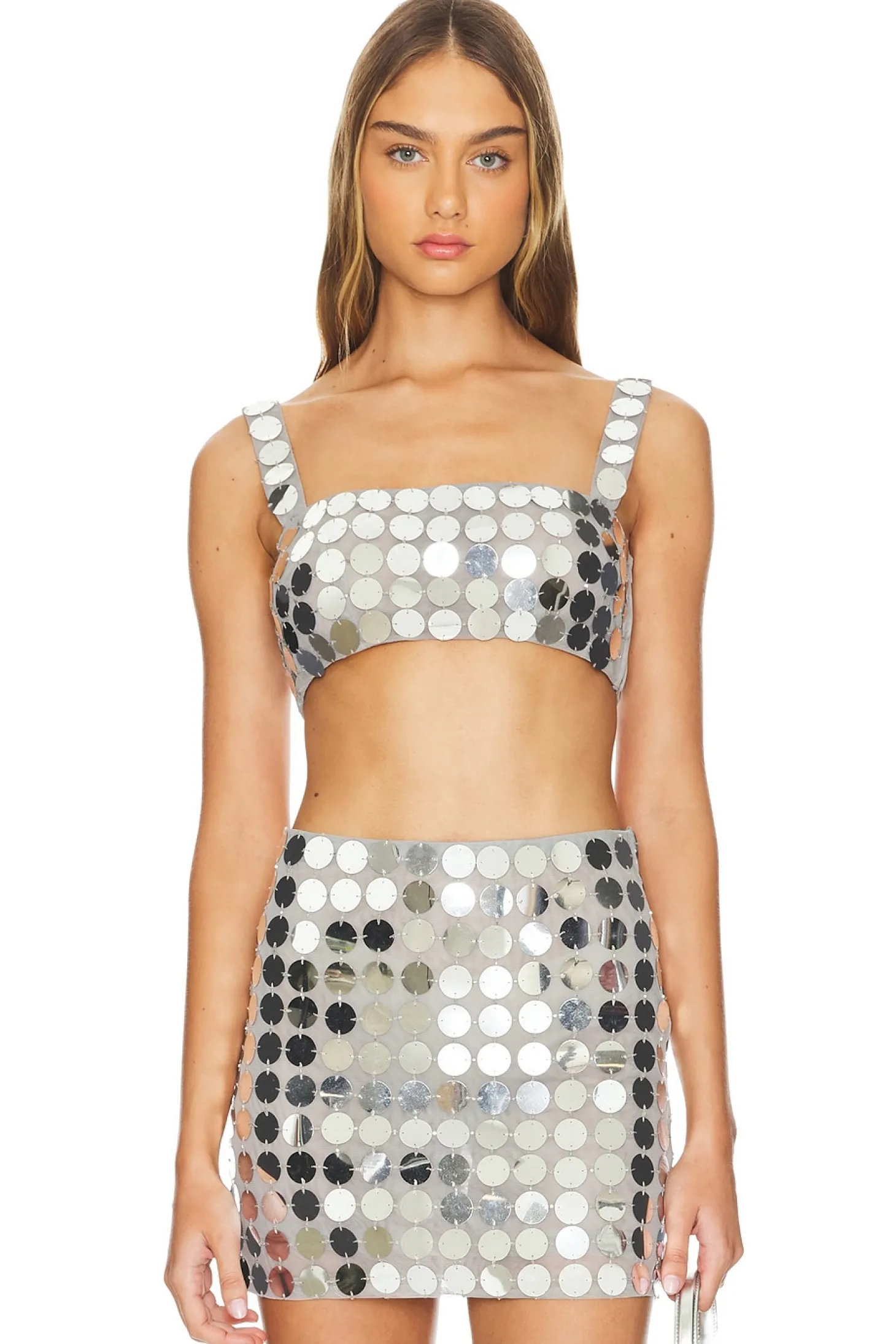 Gilles Sequin Crop Top