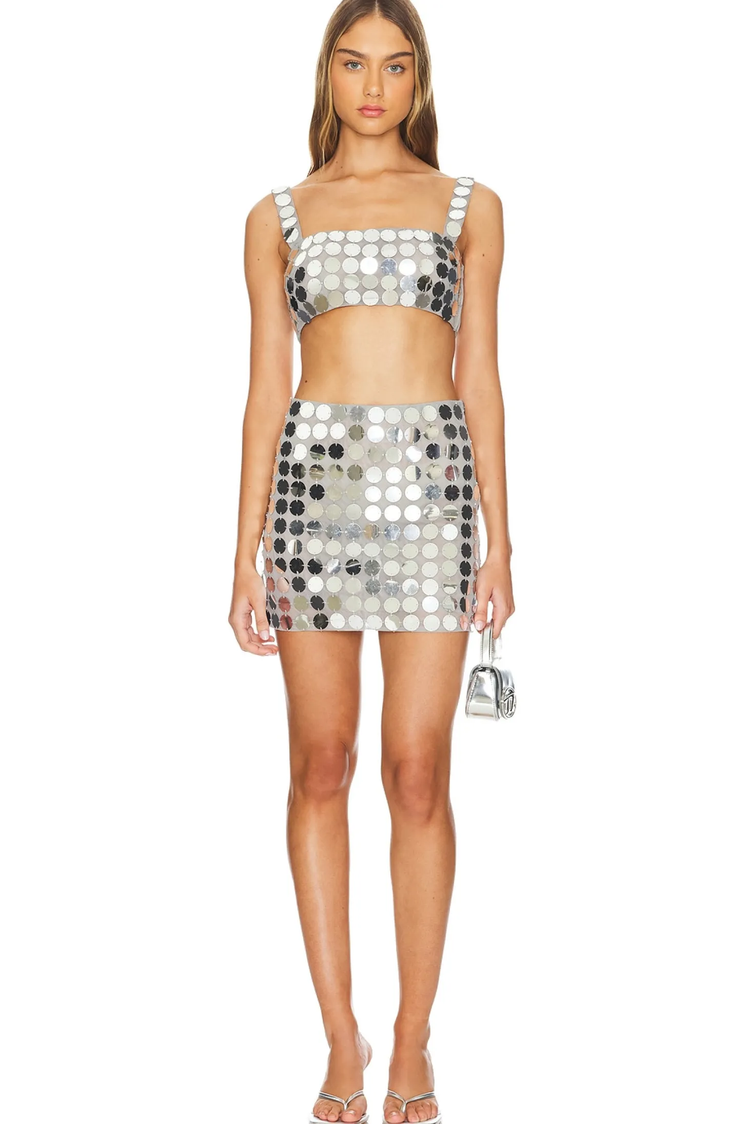 Gilles Sequin Crop Top
