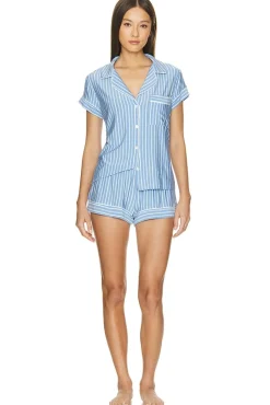Gisele Printed Shortie PJ Set