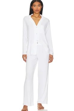 Gisele Rib Long PJ Set