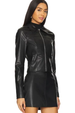 Haydenn Faux Leather Jacket