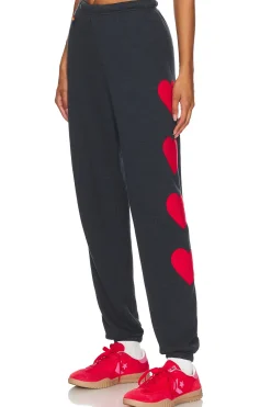 Heart Embroidery Sweatpant