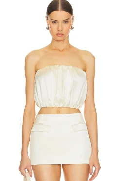 Heavy Satin Bubble Top