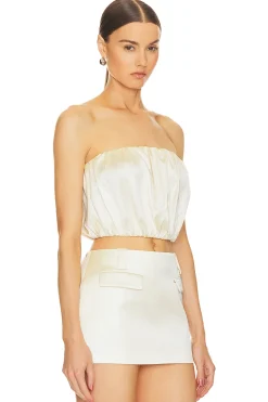 Heavy Satin Bubble Top